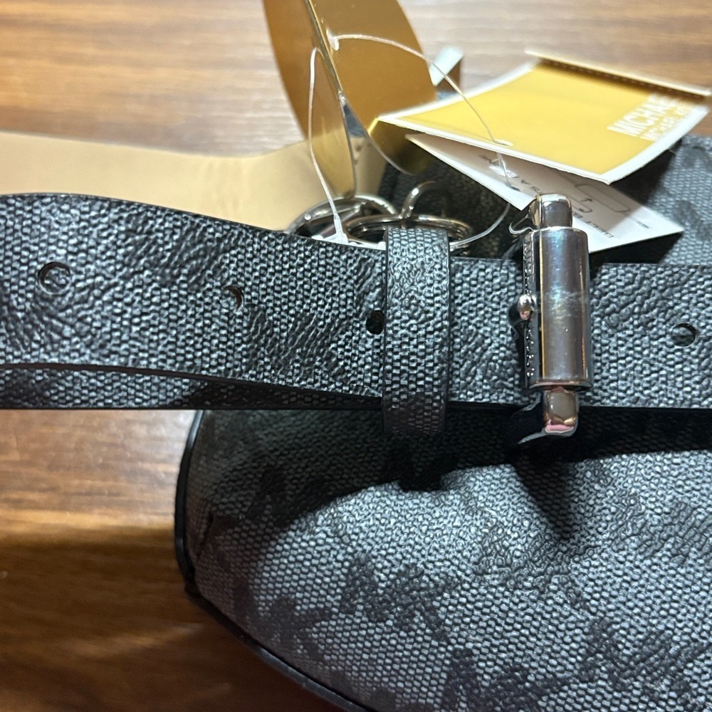 Michael Kors Charcoal and Black Belt Bag - Picture 4 of 6